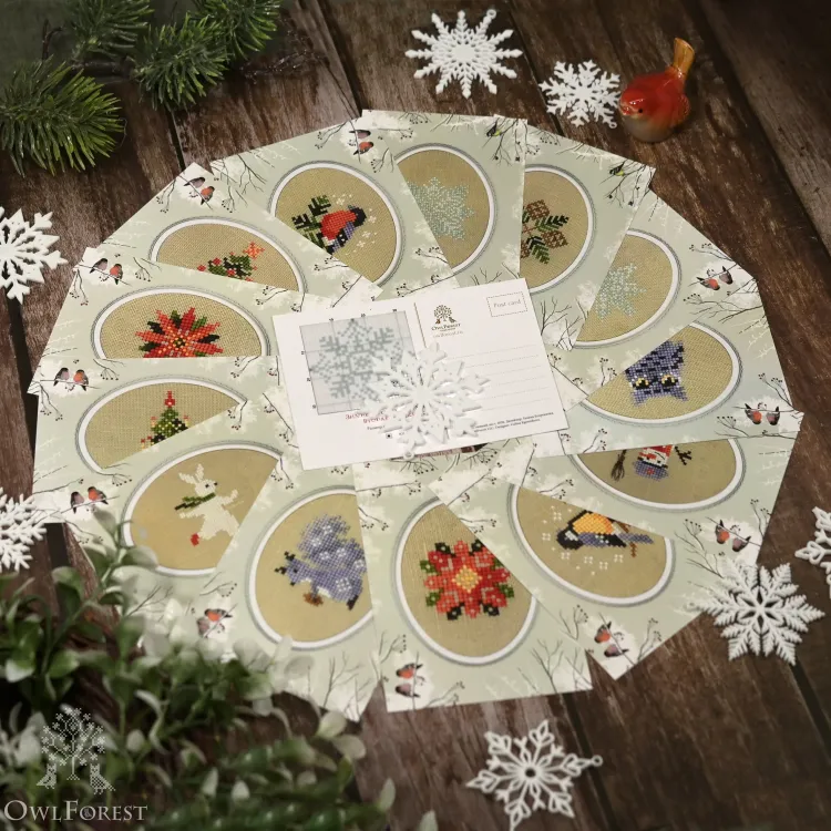 Электронная схема «Зимне-лесные схемы»