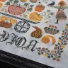 Digital embroidery chart “Autumn Night Alphabet” Latin Letters