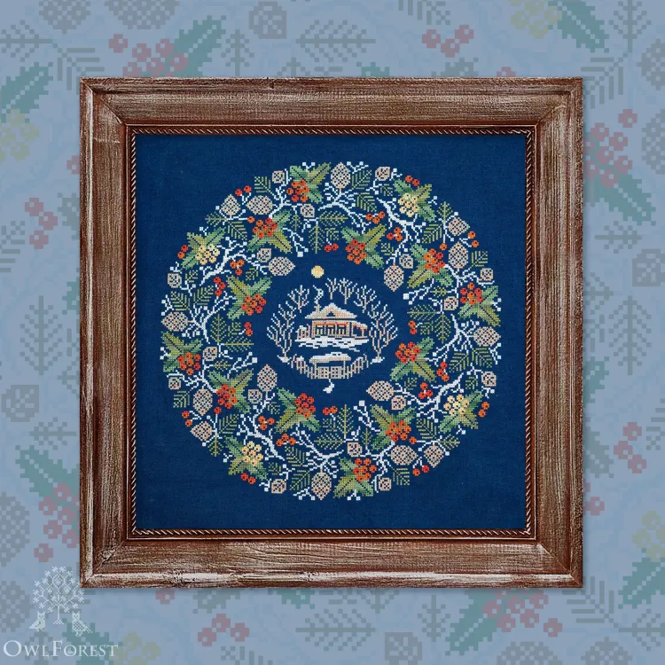 Схема для вышивания «Морозная ночь»