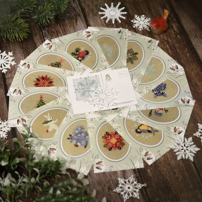 Открытки со схемами «Зимне-лесные схемы»