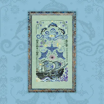 Схема для вышивания «Чёрная жемчужина» 