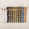 Set of OwlForest Hand-Dyed Threads for the “Rooks” Chart (DMC)