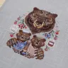 Printed embroidery chart “The Bear Family Portrait”