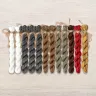 Set of OwlForest Hand-Dyed Threads for the “Nimble Birds” Chart (Thread Trade n.a. Kirov)