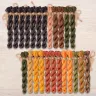 Set of OwlForest Hand-Dyed Threads for the “Autumn Night Alphabet” Chart ENG (DMC)