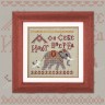Mini-Embroidery Kit “Fables. Elephant and Pug” 