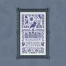 Digital embroidery chart “Raven Sampler” Russian Letters