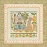 Digital embroidery chart “Snail Houses. Pear”
