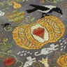 Printed embroidery chart “Pumpkin Crow”