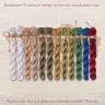 Set of OwlForest Hand-Dyed Threads for the “Evenings on a Farm Near Dikanka” Chart (DMC)