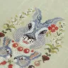 Digital embroidery chart “The Hare Family Portrait”