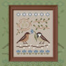Free embroidery digital chart “Sparrows”