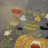 Digital embroidery chart “Pumpkin Crow”