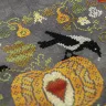 Digital embroidery chart “Pumpkin Crow”
