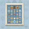 Printed embroidery chart “Easter Miniatures”