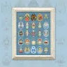 Printed embroidery chart “Easter Miniatures”