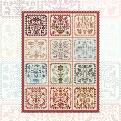 Booklet of the Embroidery Charts “Patchwork Calendar”