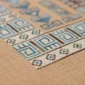 Digital embroidery chart “Mesoamerican Motifs. Panel Picture” 3 colors