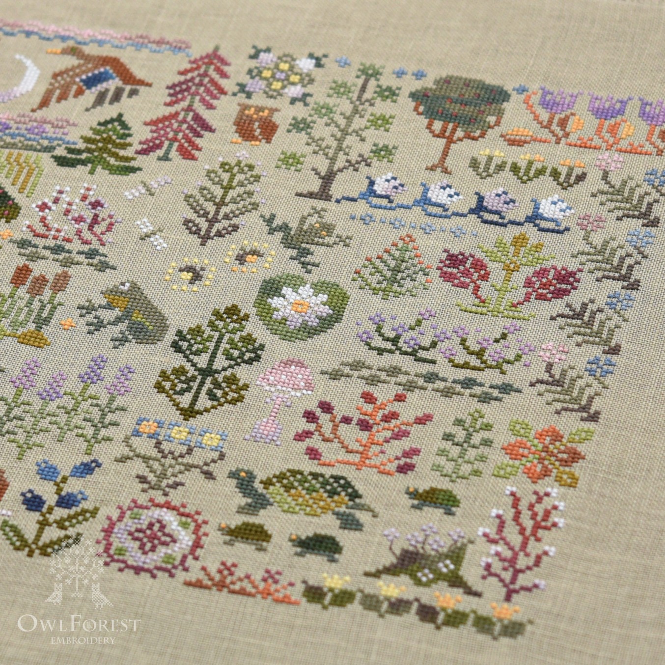 Embroidery kit “Bewitched Swamp” – Owlforest Embroidery