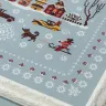 Printed embroidery chart “Winter Scenes. Street”