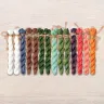 Set of OwlForest Hand-Dyed Threads for the “Summer in the Village” Chart (Thread Trade n.a. Kirov)