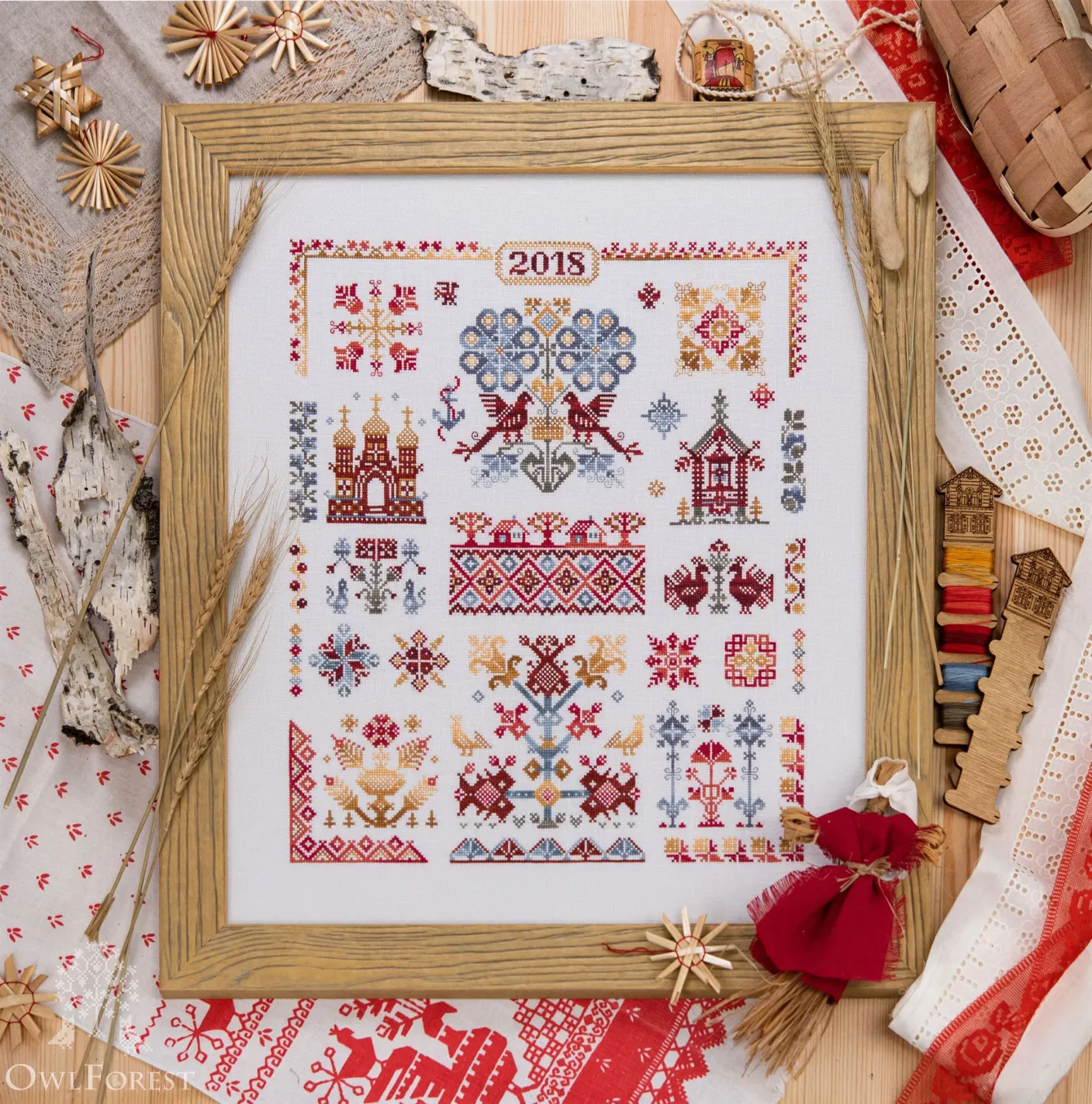 Электронная схема «Русские мотивы» – Owlforest Embroidery