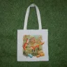 “Foxes” Linen Shopping Bag