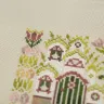 Digital embroidery chart “Snail Houses.  Tulips”
