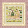 Digital embroidery chart “Snail Houses.  Tulips”