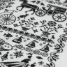 Digital embroidery chart “Black Vintage Sampler”