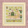 Printed embroidery chart “Snail Houses. Tulips”