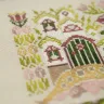 Printed embroidery chart “Snail Houses. Tulips”