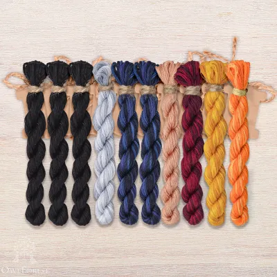 Набор ниток OwlForest для схемы «Волшебный эксперимент» (DMC)