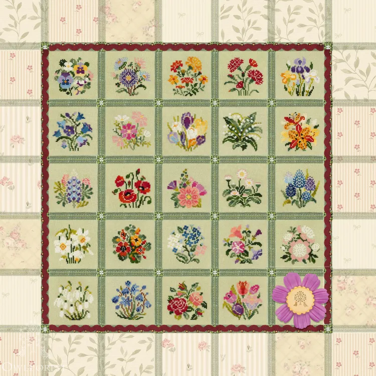 Электронная схема «Цветочная корзина»