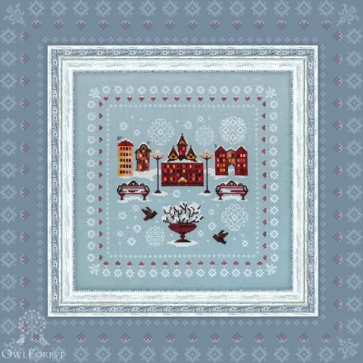 Электронная схема «Зимние сюжеты. Сквер»