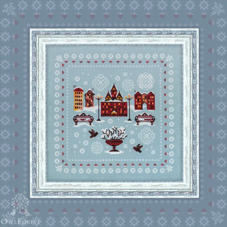 Электронная схема <strong>«Зимние сюжеты. Сквер»</strong>