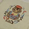 Printed embroidery chart “The Beaver Portrait”