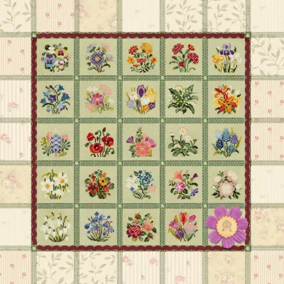 Мини-наборы серии «Цветочная корзина»