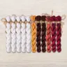 Set of OwlForest Hand-Dyed Threads for the “Winter Scenes. Park” Chart (DMC)