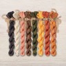 Set of OwlForest Hand-Dyed Threads for the “Baba Yaga” Chart (DMC)