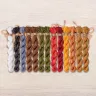 Set of OwlForest Hand-Dyed Threads for the “Gorynitchna's Solicitudes” Chart (DMC)