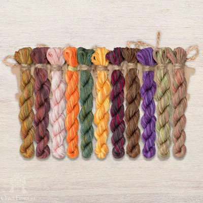 Набор ниток OwlForest для схемы «Цвет осени» (DMC)