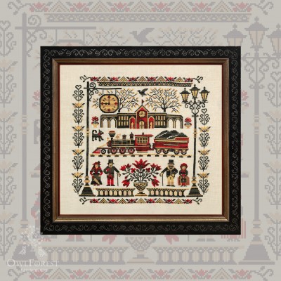 Embroidery kit “At the Railway Station”