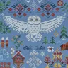 Printed embroidery chart “Hyperborea. Snowy Owl”