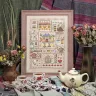 Digital embroidery chart “Tea Sampler”