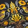 Printed embroidery chart “Amber Bird Night Songs”
