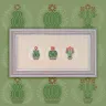 Бесплатная схема для вышивания «Новогодние кактусики»
