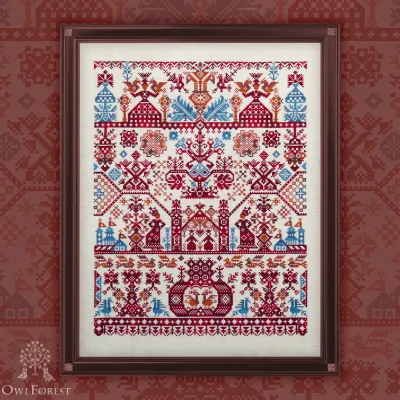 Схема для вышивания «Северный край»