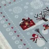 Printed embroidery chart “Winter Scenes. Yard”