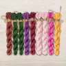 Set of OwlForest Hand-Dyed Threads for the “Ringing Dragonflies” Chart (DMC)